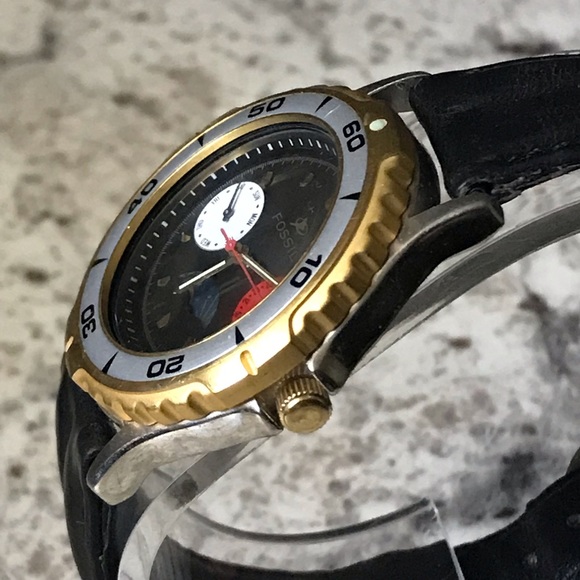 1992 RARE FOSSIL CHRONOGRAPH WATCH BQ-8418 main image 5